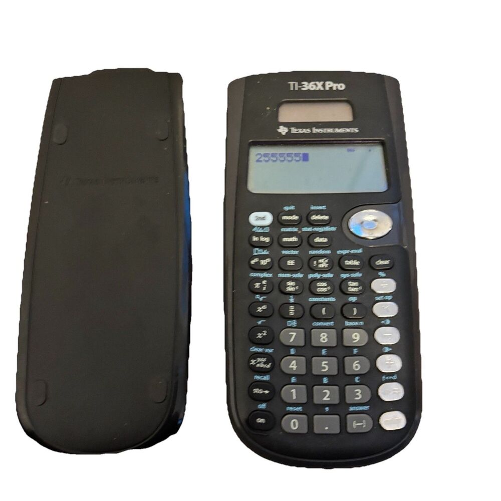Texas Instruments TI-36X Pro Scientific Calculator College Math Physics Tested !